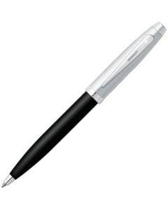 The 100 series ballpoint pen in black lacquer features Sheaffer's signature cut-out clip.