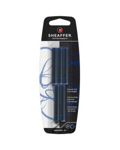 Sheaffer Classic Ink Cartridges come in a pack of five and are available in Blue/Black.