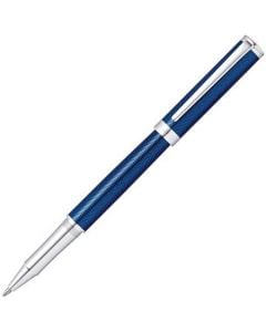 This is the Sheaffer Translucent Lacquer Blue Intensity Rollerball Pen with Engraved Pattern.