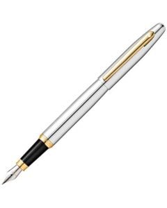 This is the Sheaffer Chrome VFM Gold-Tone Fountain Pen.