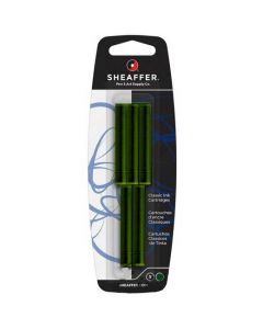 Sheaffer Classic Ink Cartridges come in a pack of five and are available in Green.
