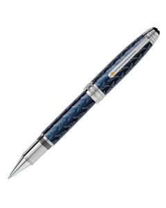 This is the Montblanc Meisterstück Le Petit Prince Solitaire LeGrand Rollerball Pen.