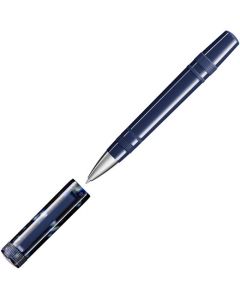 This Stonewash Blue Perfecta Rollerball Pen has been designed by TIBALDI.
