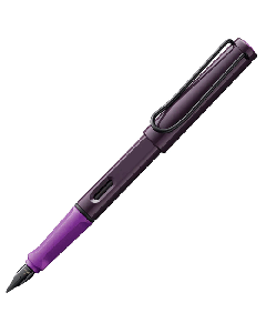 LAMY's Safari Special Edition Violet Blackberry Fountain Pen has a glossy barrel and cap.
