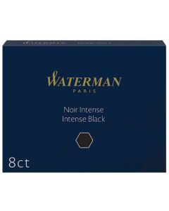 Waterman Large Standard Cartridges are available in Intense Black.