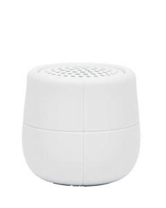 This is the Lexon Mino X Water Resistant White Floating Bluetooth Speaker.