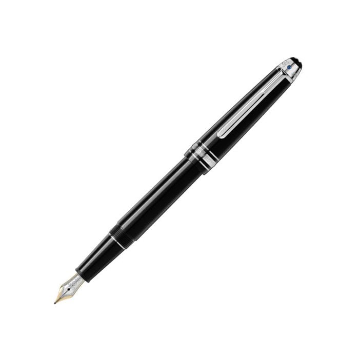This is the Montblanc Black Precious Resin Meisterstück UNICEF Fountain Pen. 