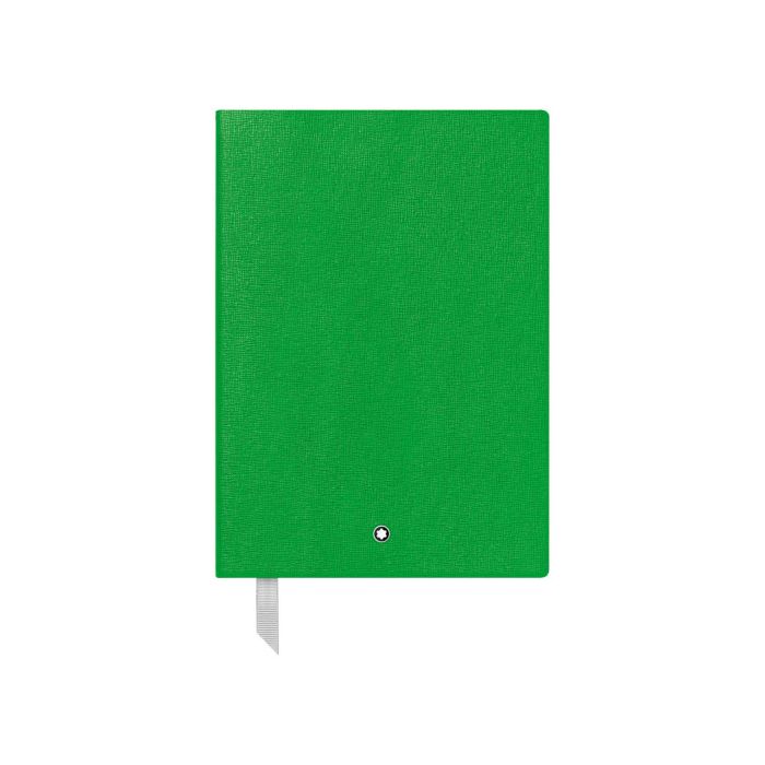 The Montblanc fine stationery green A5 notebook.