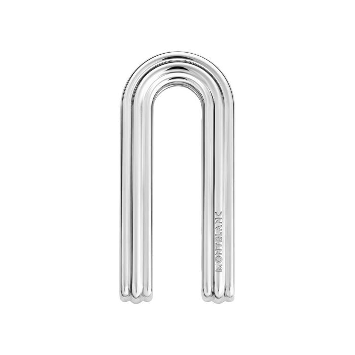 The Montblanc Sartorial stainless steel 3-ring money clip.