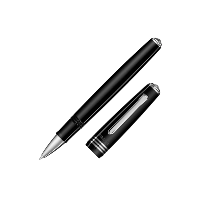 This TIBALDI Bononia Rich Black Resin Palladium Rollerball Pen will come in a branded gift box that can be engraved with a plaque if you want to add personalisation. 