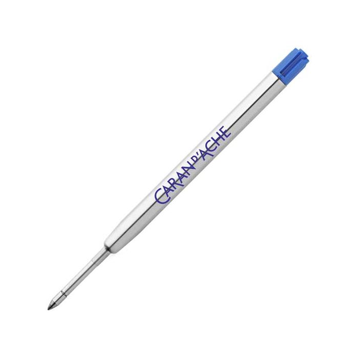 This is the Caran d'Ache Blue 849 Rollerball Pen Refill (M). 