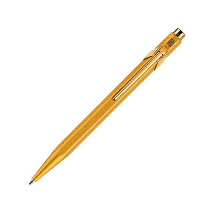 This is the Caran d'Ache 849 Goldbar Ballpoint Pen.