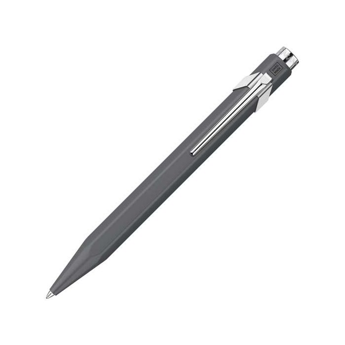 This is the Cara d'Ache 849 Grey Rollerball Pen. 