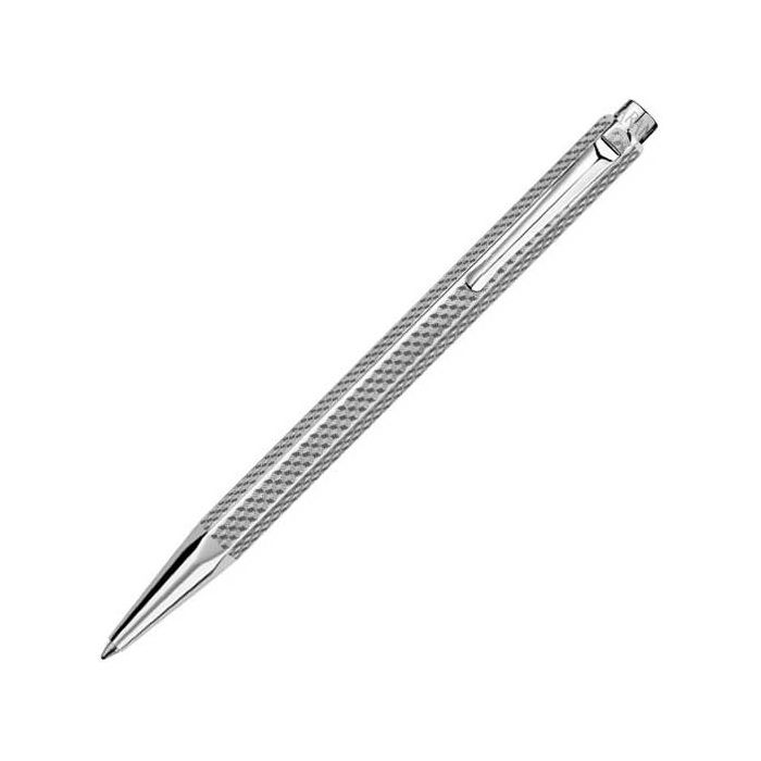 This is the Caran d'Ache Ecridor Cubrik Palladium-Coated Ballpoint Pen.