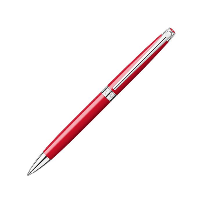 This is the Caran d'Ache Léman Slim Scarlet Red Ballpoint Pen. 