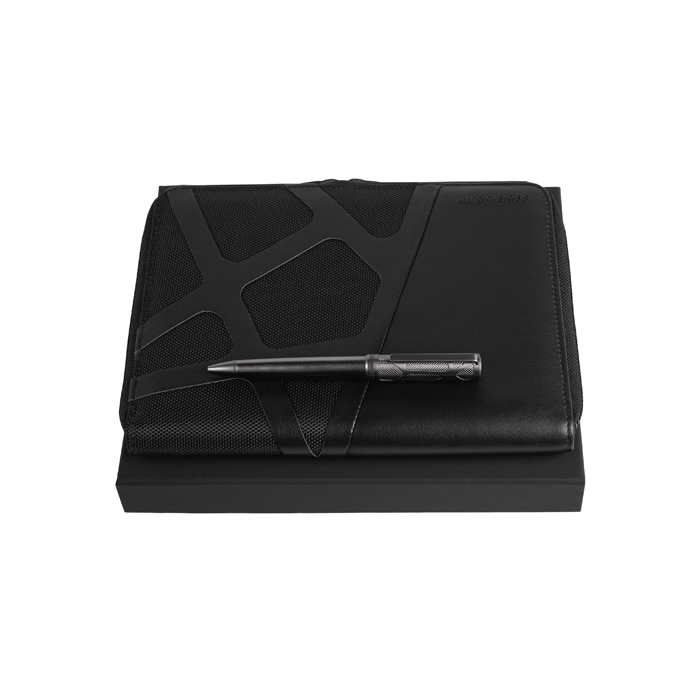 This BOSS Black Craft A5 Conference Folder and Ballpoint Set makes a great gift for anyone who loves to stay organised. 
