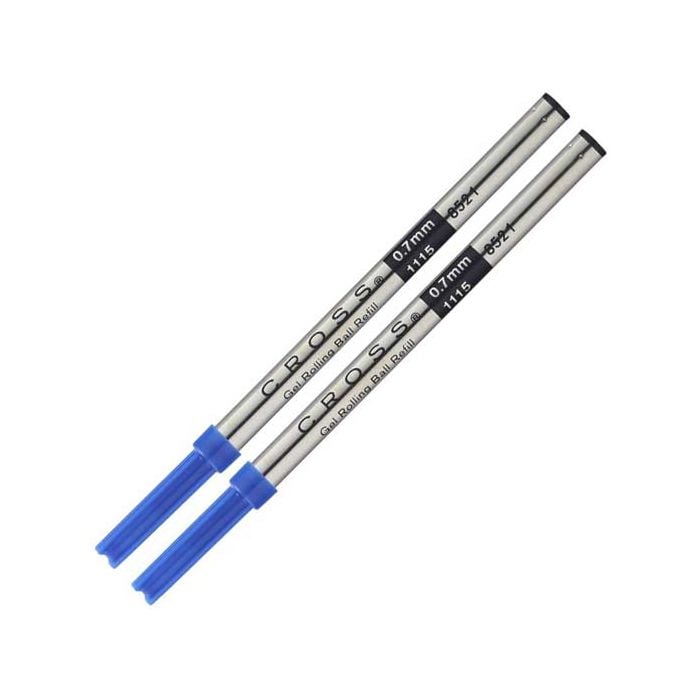 Cross Pack of Two Selectip Gel Rollerball Refills in Blue.