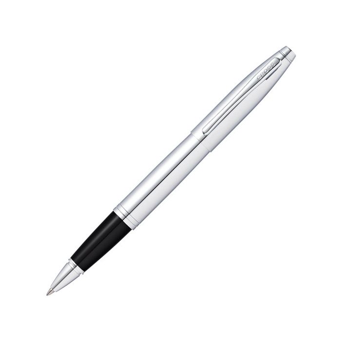 This Calais Polished Chrome Rollerball Pen is designed by Cross. 