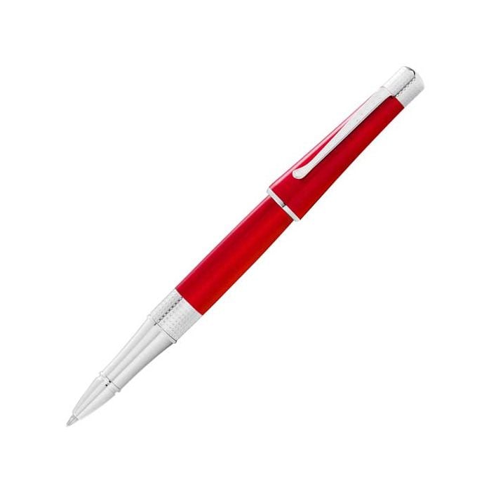 This is the Cross Beverly Red Translucent Lacquer Rollerball Pen.