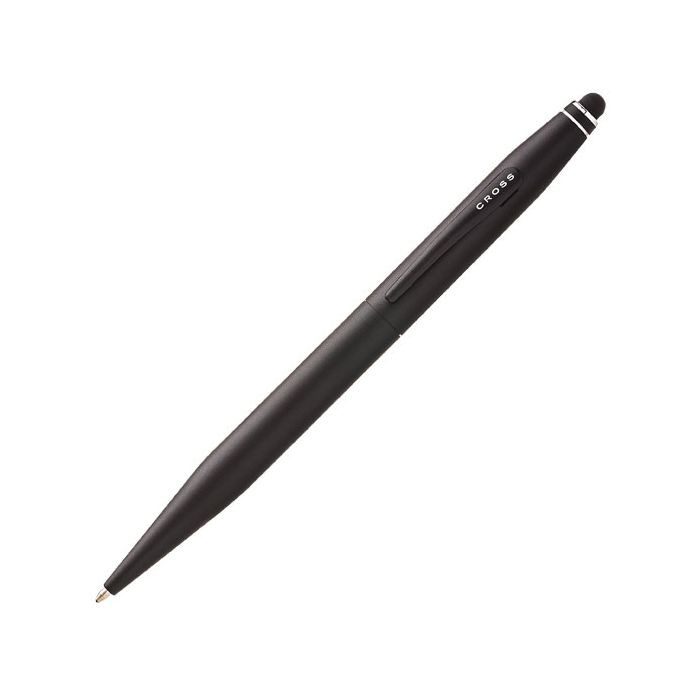 This Tech 2 Satin Black Ballpoint Pen with Stylus was designed by Cross.