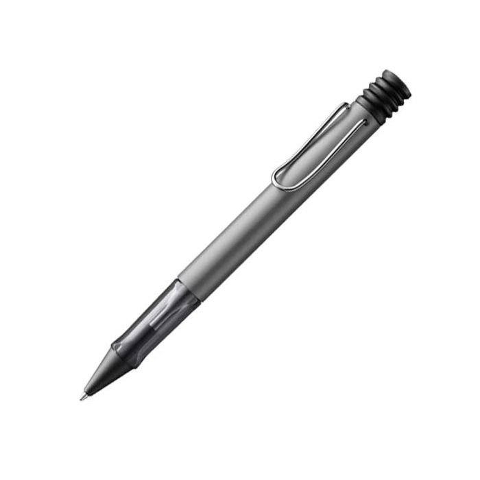 LAMY graphite ballpoint pen with transparent grip.