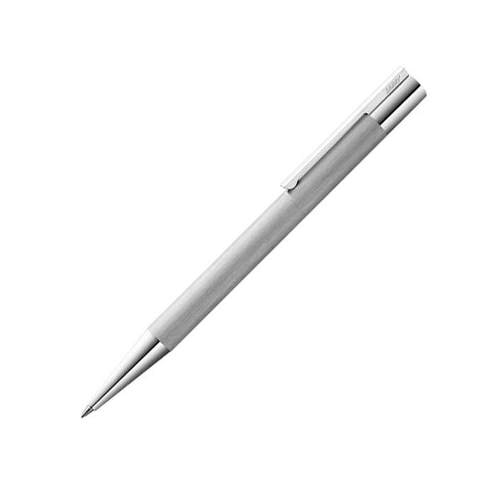 Full view of the stainless steel mechanical pencil.