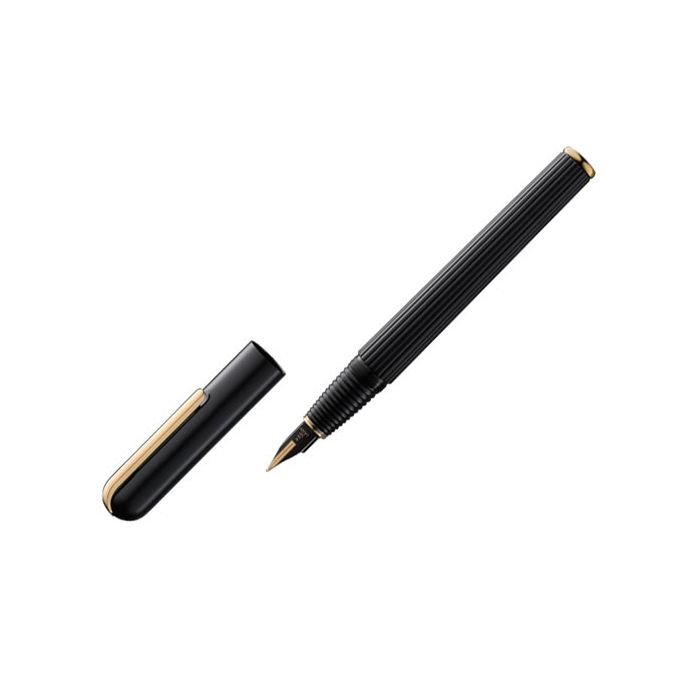 LAMY Imporium Fountain Pen (M), Black and Gold.