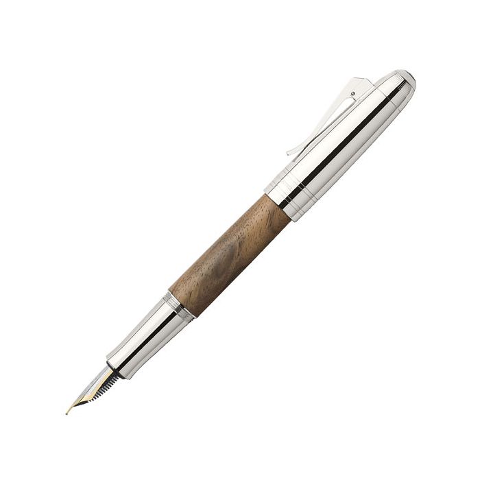 This Magnum Series Walnut Wood Fountain Pen is designed by Graf von Faber-Castell. 