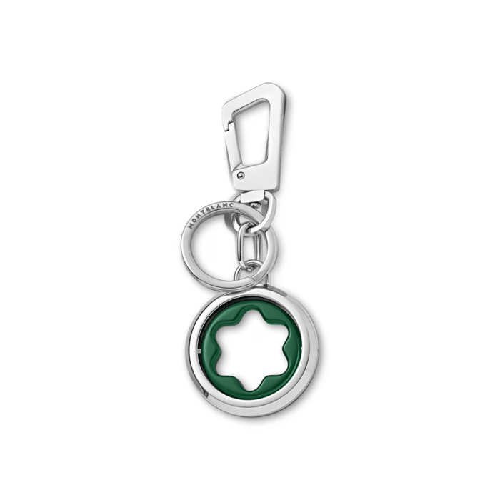 Montblanc's Meisterstück Green Key Fob with Spinning Emblem