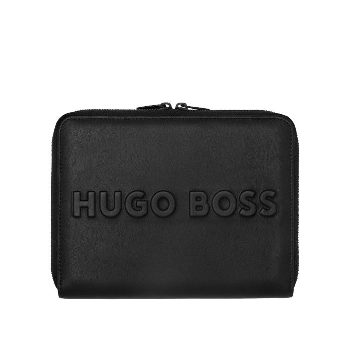 This Black Label A5 Conference Folder is designed by Hugo Boss. 