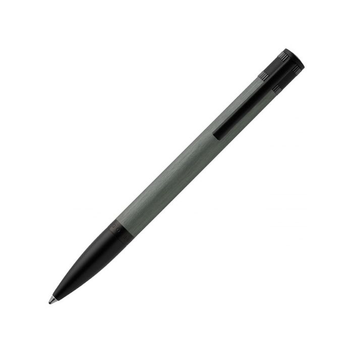 This Brushed Grey Explore Ballpoint Pen has been designed by Hugo Boss. 