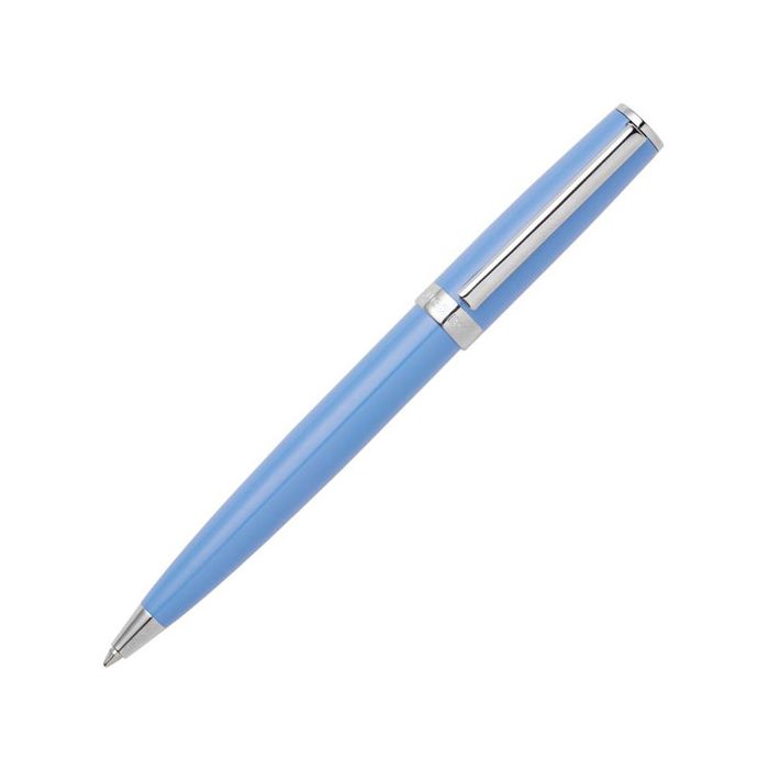This Gear Icon Light Blue Ballpoint Pen is designed by Hugo Boss. 
