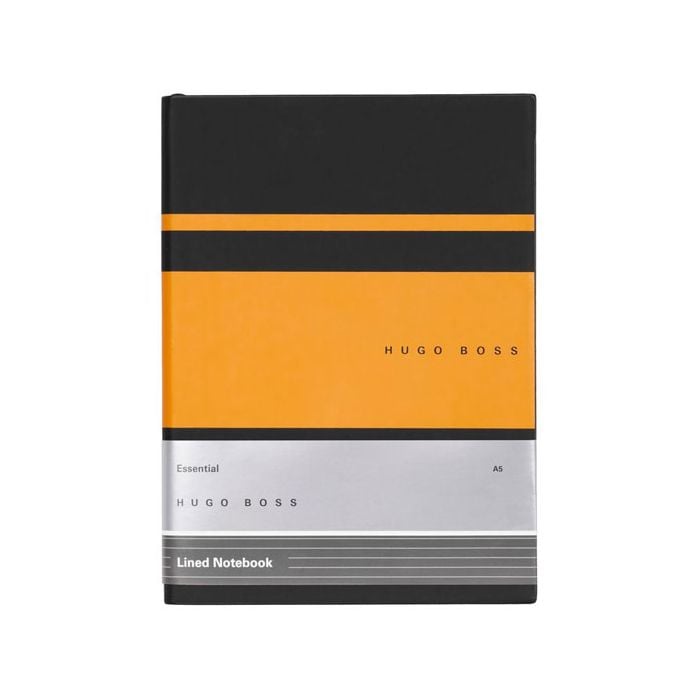 This Essential Gear Matrix Yellow Lined A5 Notebook has been designed for Hugo Boss.