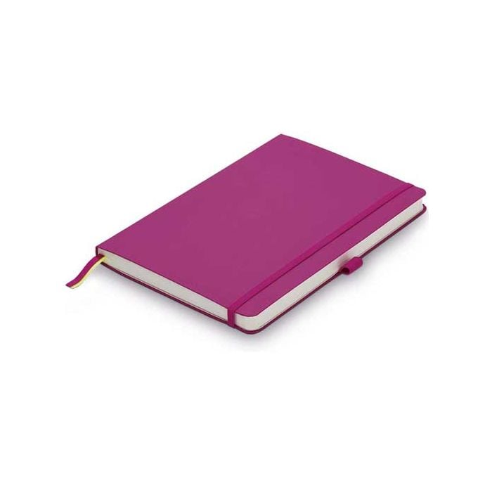 The LAMY Pink Softcover Ruled Notebook A6