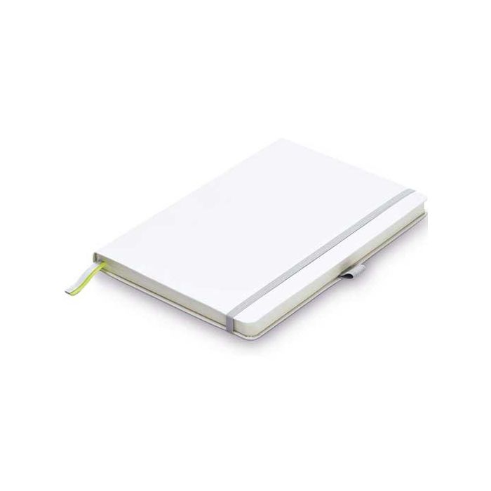 The LAMY White Softcover Ruled Notebook A6