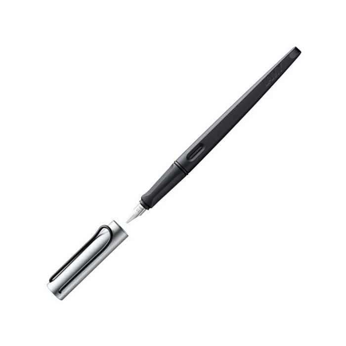 This is the LAMY Joy 1.1 mm Black & Aluminium Calligraphy Fountain Pen.