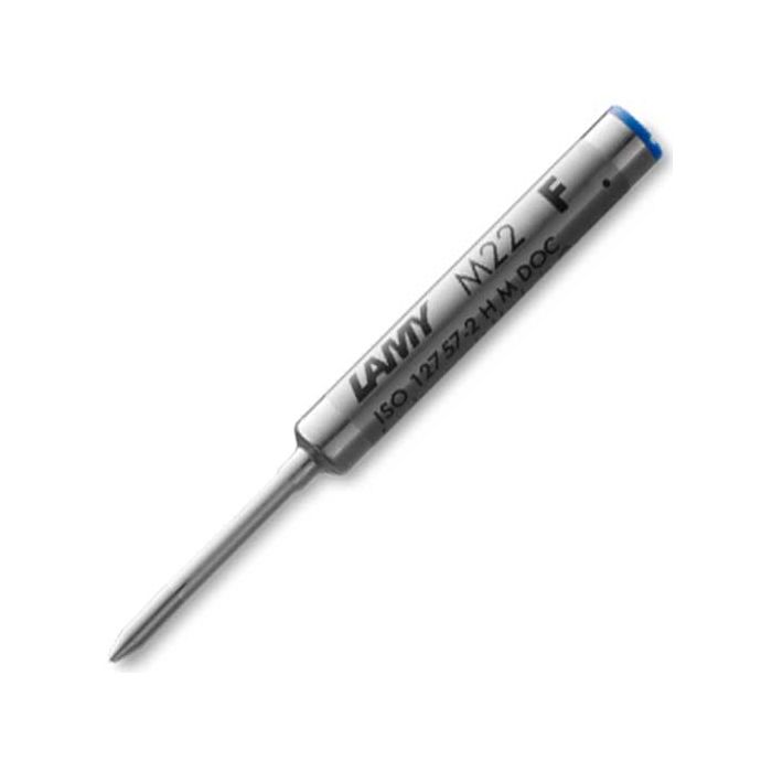 This is the LAMY M22 F Blue Compact Ballpoint Pen Refill.
