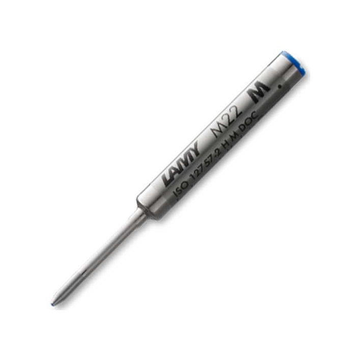 This is the LAMY M22 M Blue Compact Ballpoint Pen Refill.