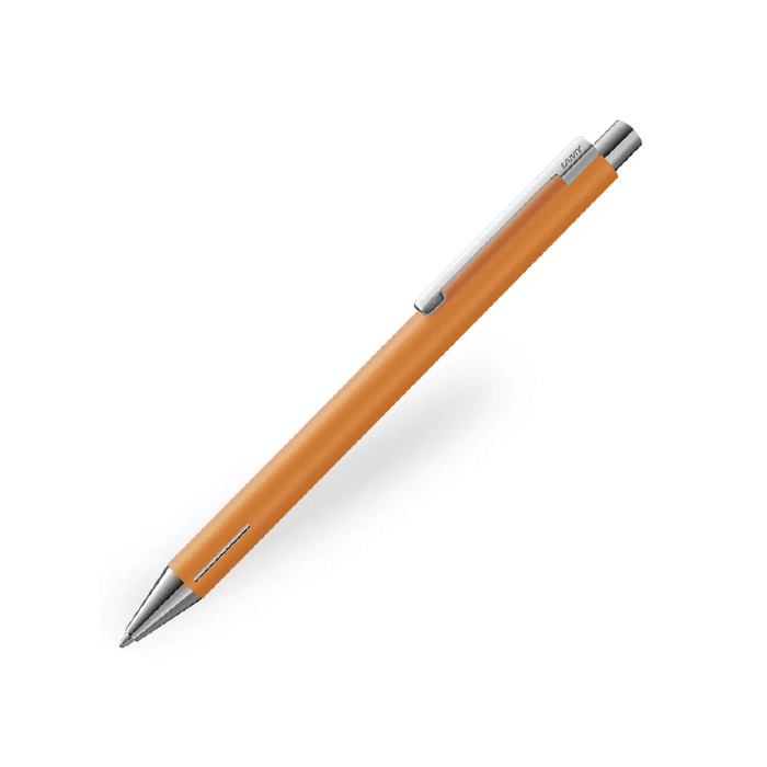 LAMY's Econ Apricot Ballpoint Pen Special Edition with chrome fittings. 
