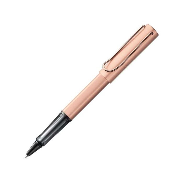 This is the LAMY Lx Rose Gold Rollerball Pen. 
