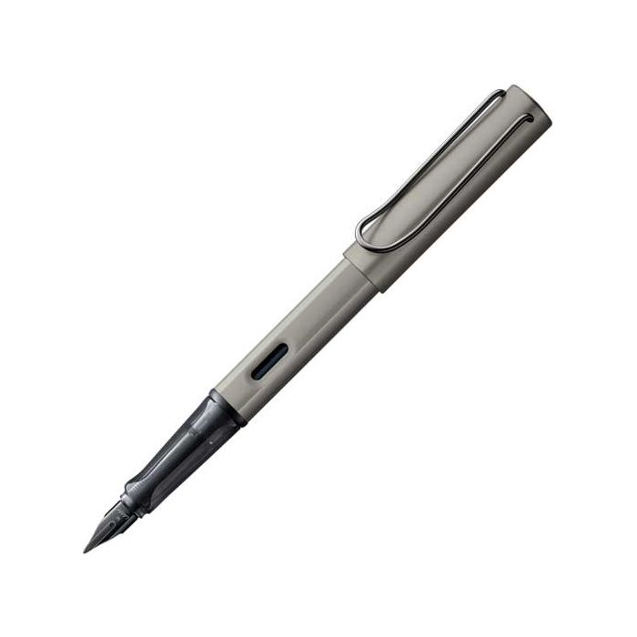This is the LAMY Lx Ruthenium Fountain Pen. 