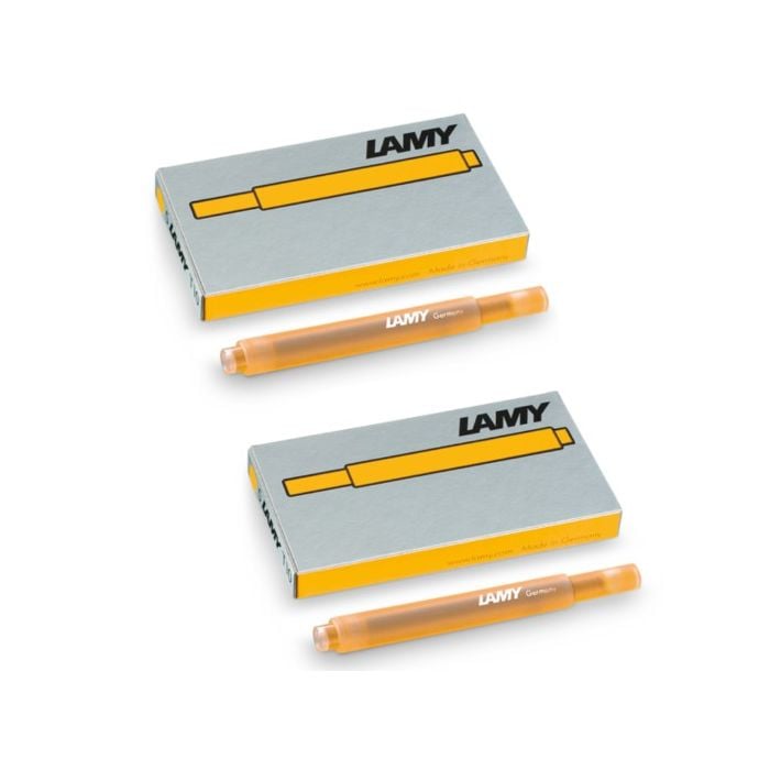 These are the LAMY T10 Mango Ink Cartridges. 