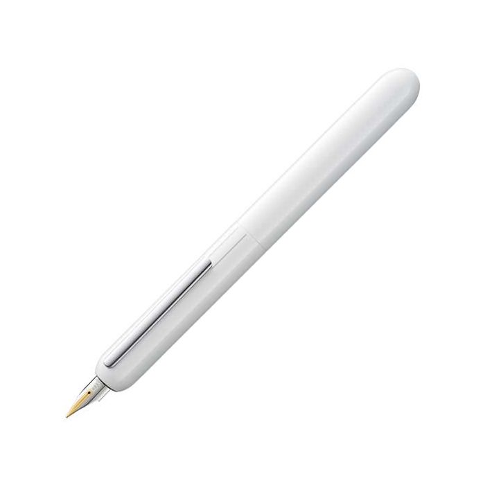 This is the LAMY Pianowhite Dialog 3 Shiny Lacquer Fountain Pen.