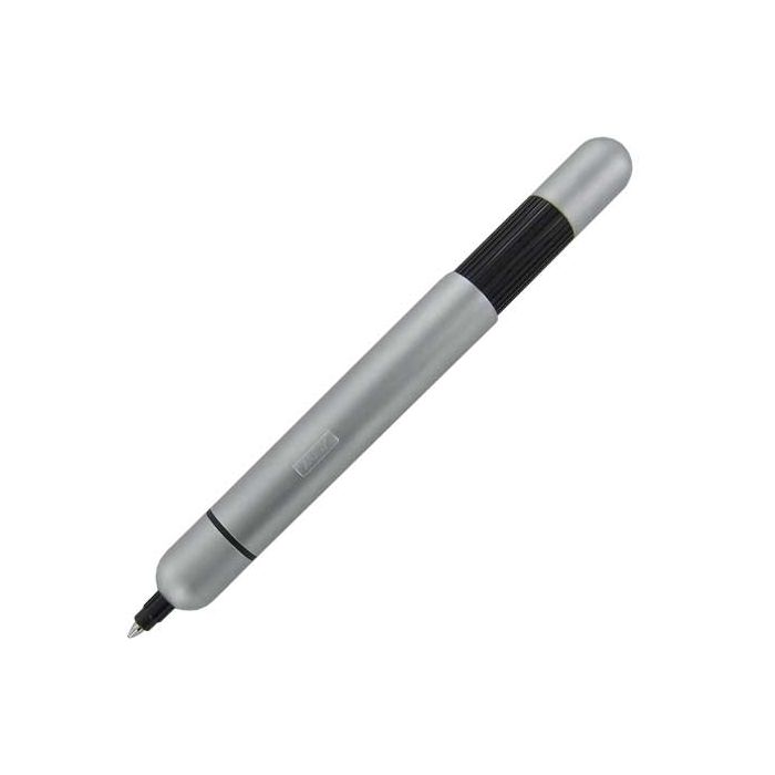 LAMY Pico matt chrome ballpoint pen, with silver-coloured logo.