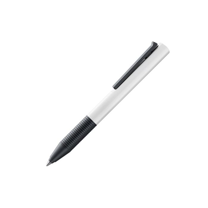 The LAMY white rollerball pen in the Tipo collection.