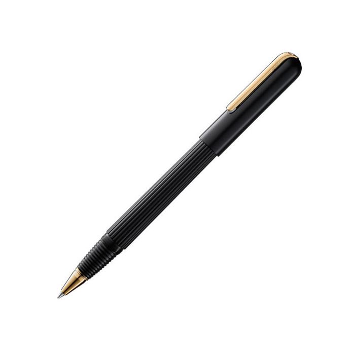 LAMY Imporium Rollerball Pen, Black and Gold.