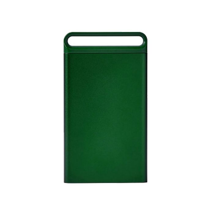 This Nomaday Dark Green Business Card Case is designed by Lexon. 