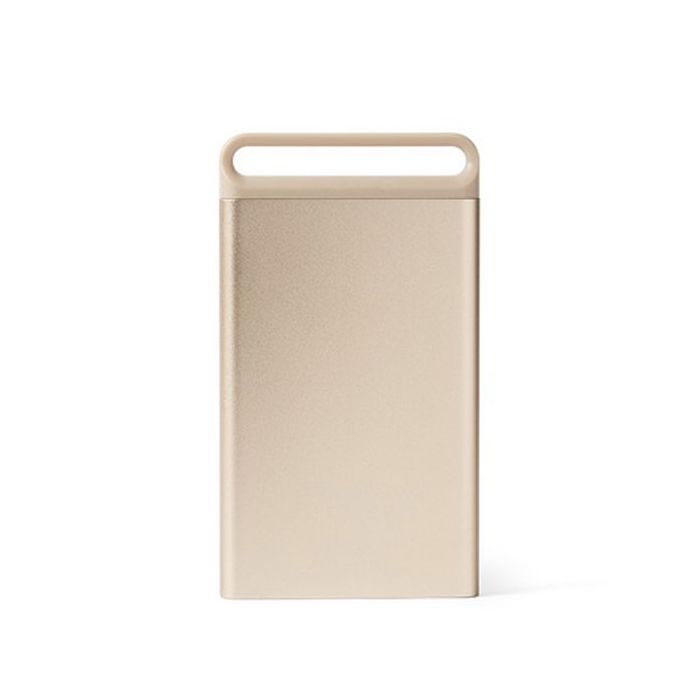 This Nomaday Soft Gold Business Card Case was designed by Lexon. 