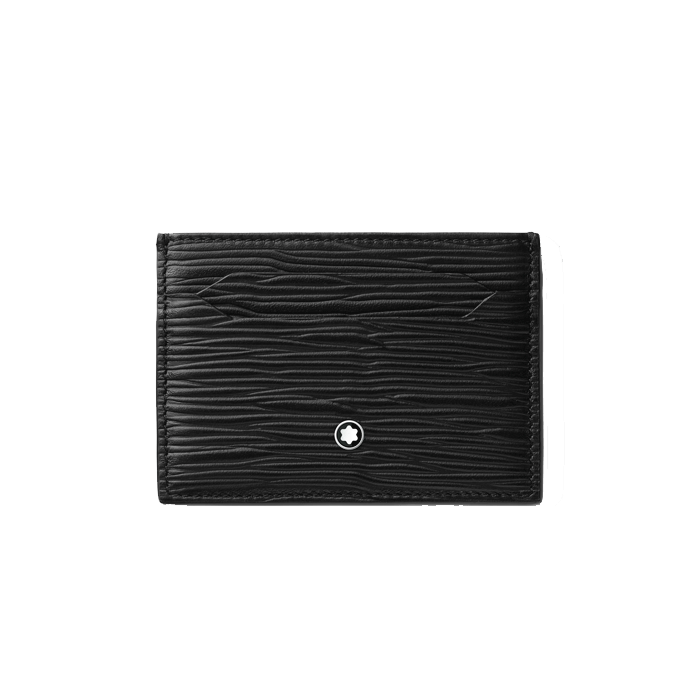 Montblanc Meisterstück 4810 Black Leather Card Holder 5CC