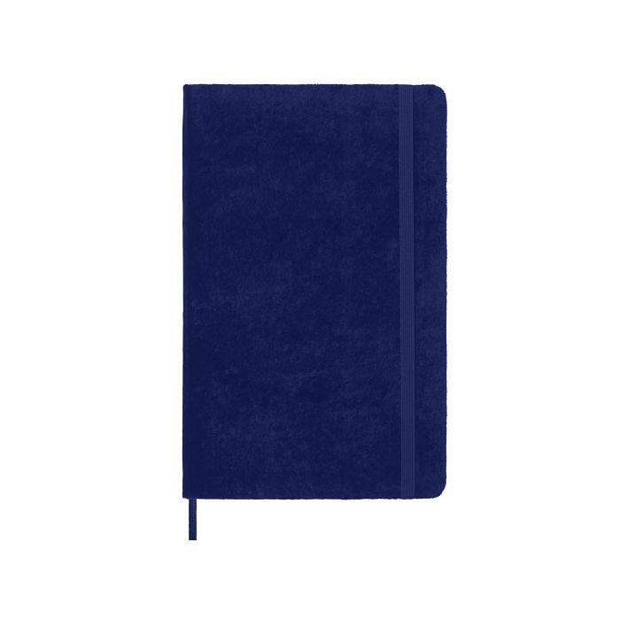 This Purple Lined Velvet Collection Medium Notebook has been designed by Moleskine.